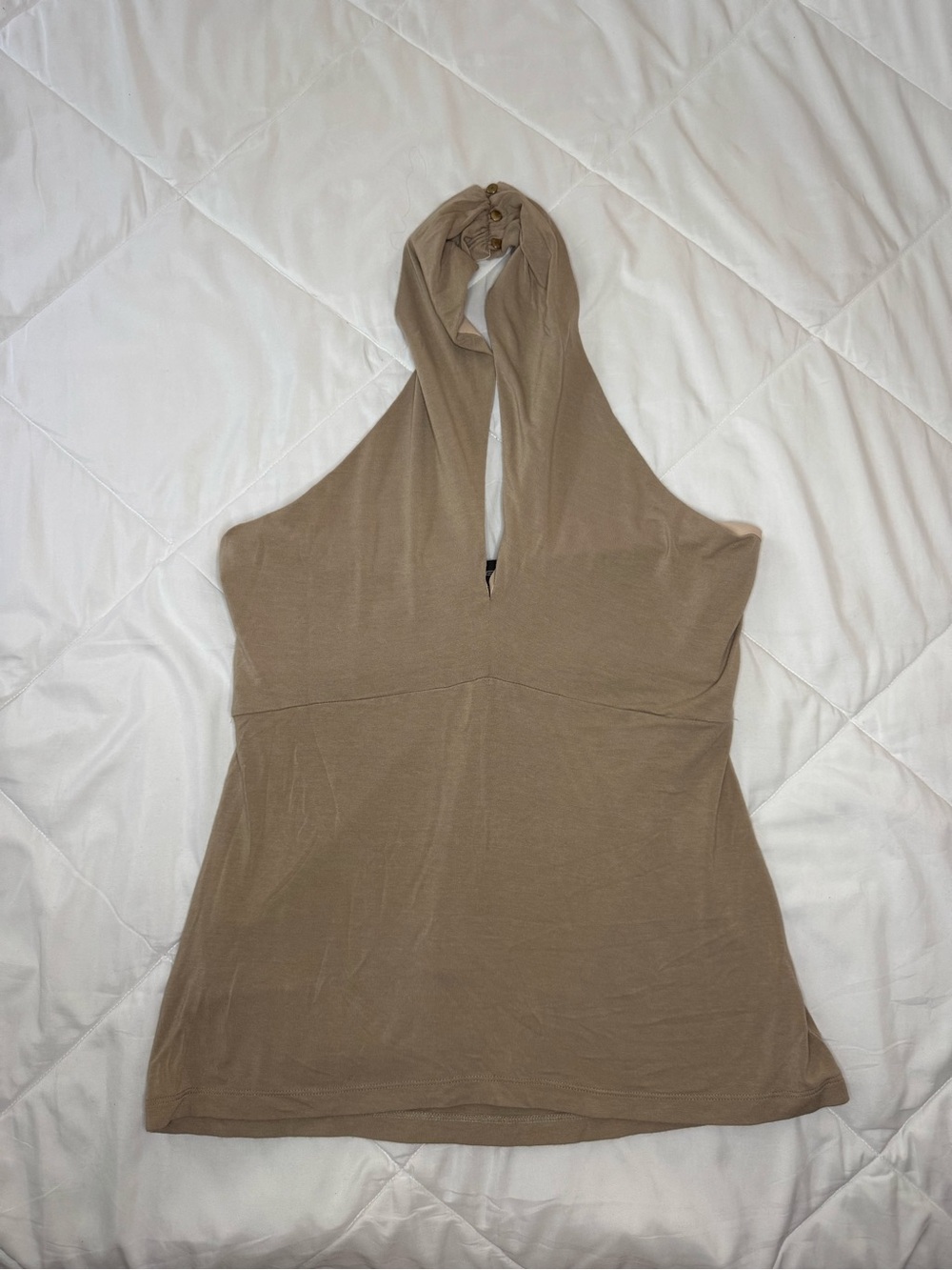 Shape FX Taupe Halter Camisole